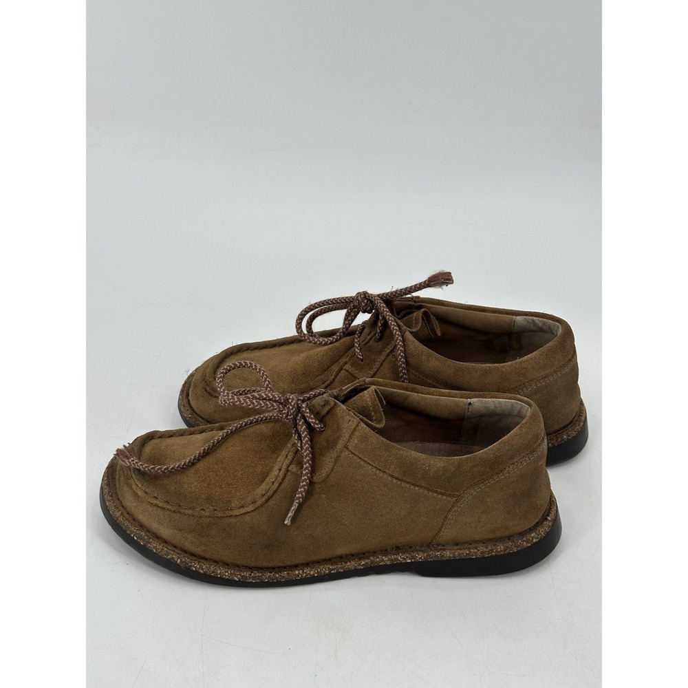 Birkenstock Pasadena II Suede Shoes Men's 41 USM10 W8 Brown Tan Preppy - Picture 3 of 12